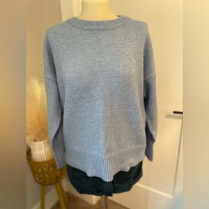 •SOLD• Philosophy Blue Knit Sweater Large